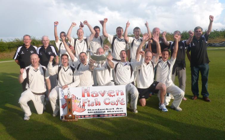 Delighted winners Neyland